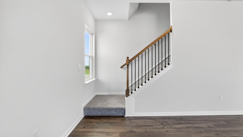 Staircase to second floor.