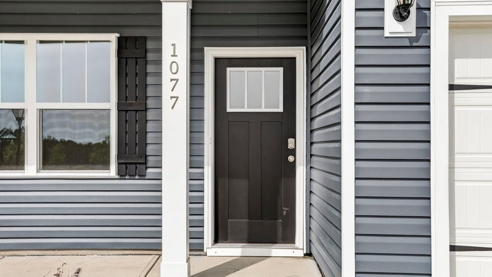 Front entrance of home.