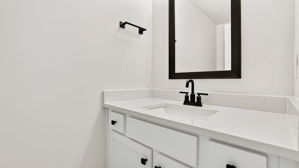 Bathroom with sink.