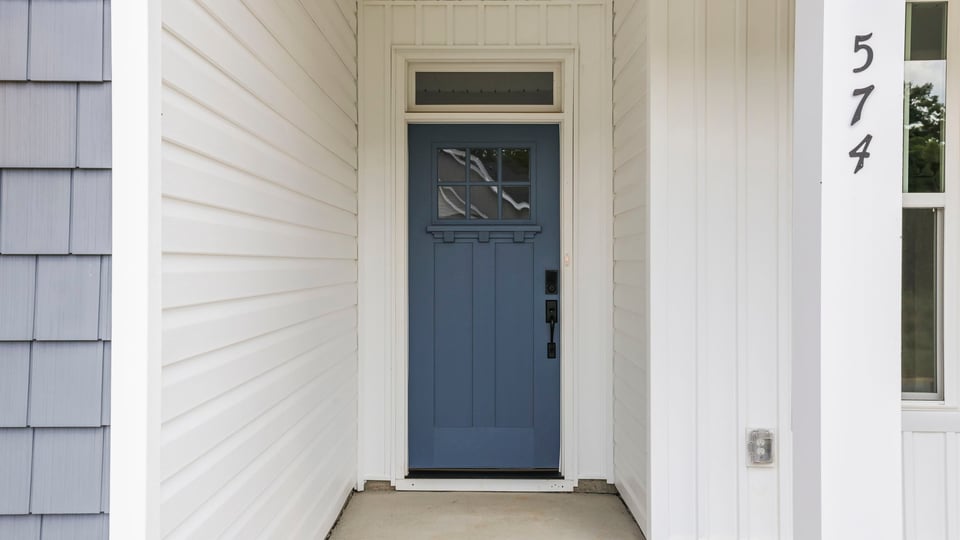 Front entrance of home.