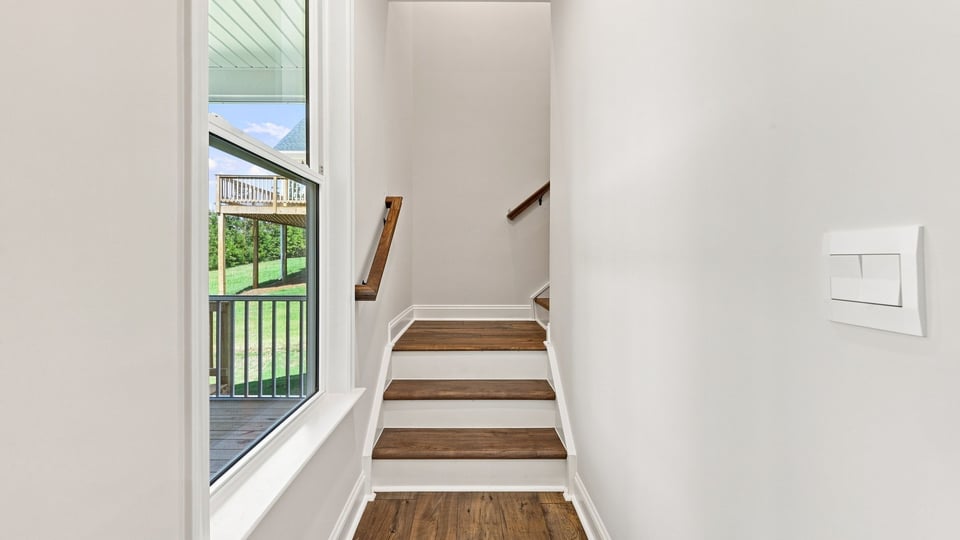 Stairs to loft.