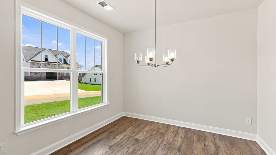 Flex room with windows.
