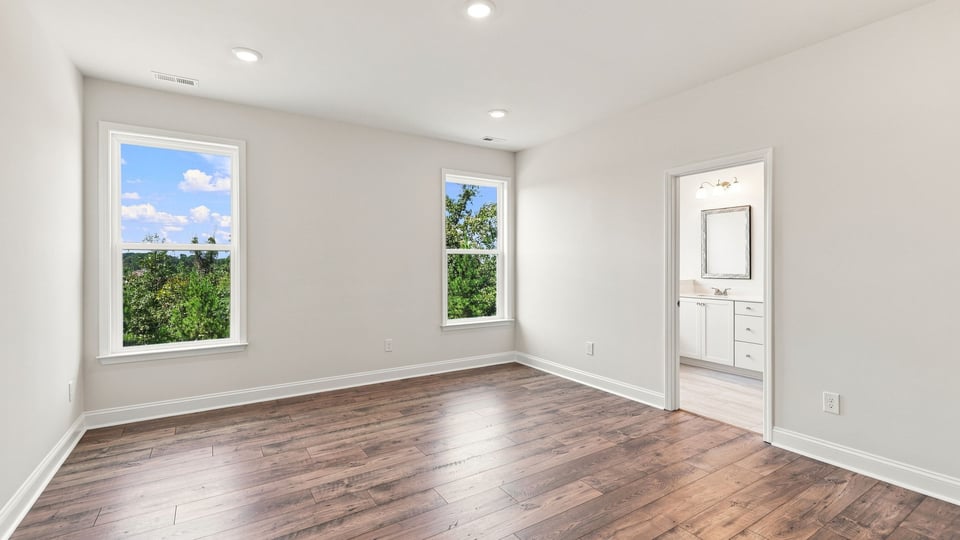 Living room with windows.