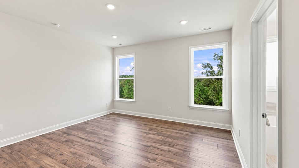 Living room with windows.