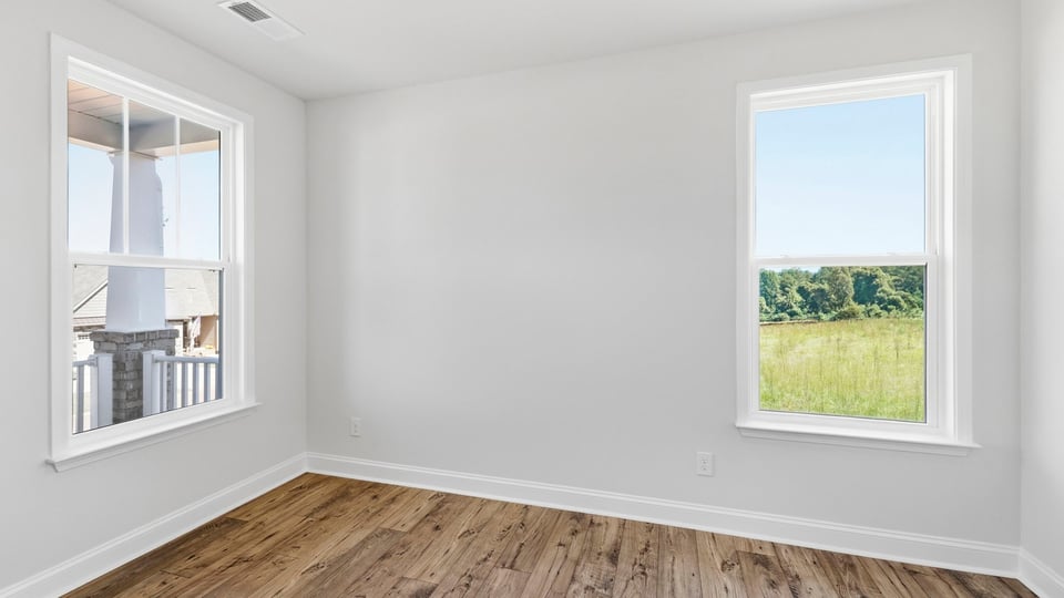 Flex room with window.