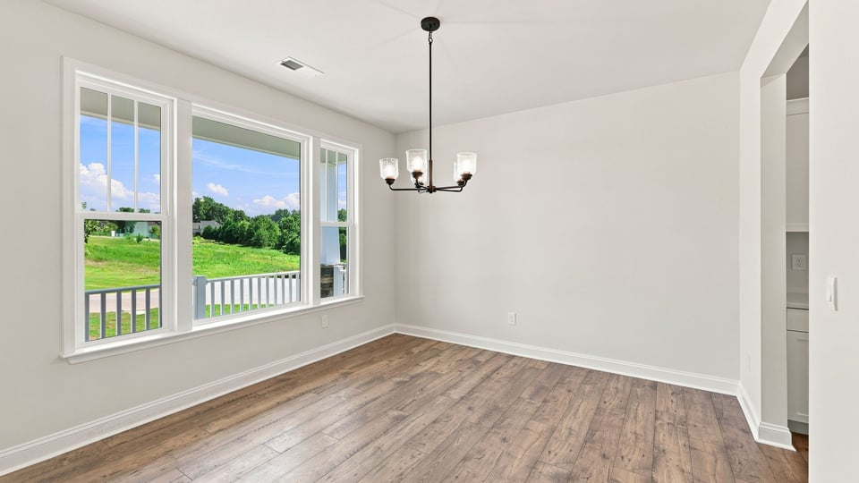 Flex room with windows.