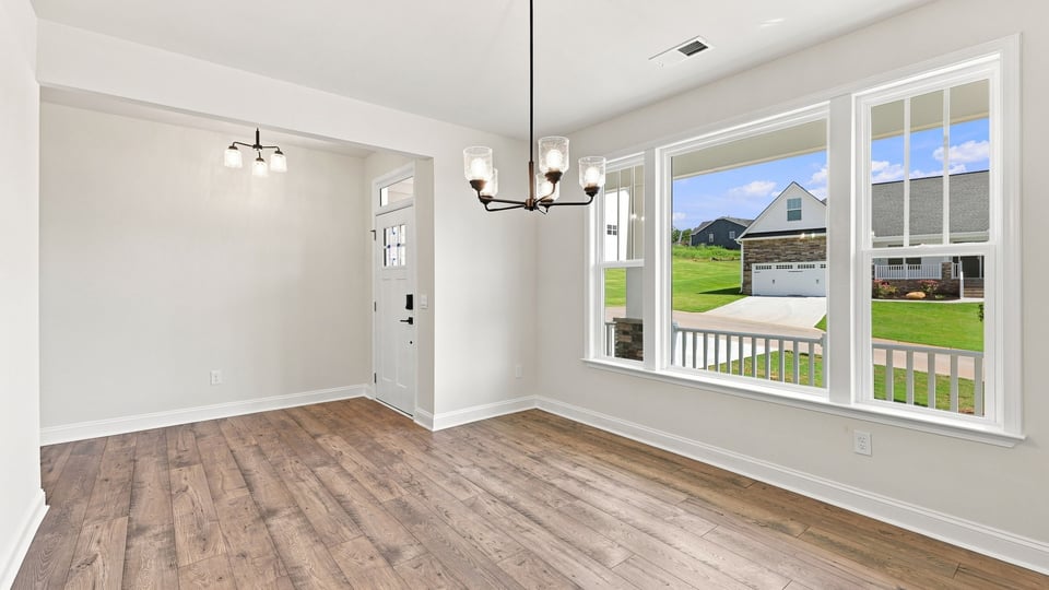 Flex room with windows.