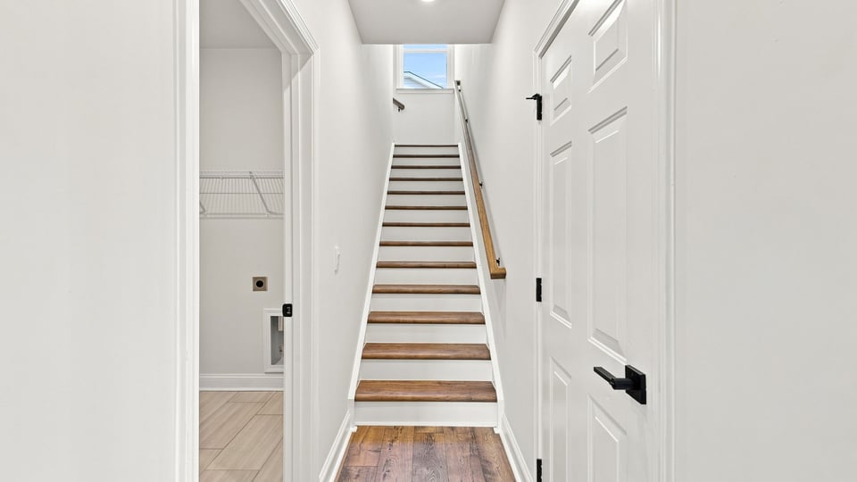 Stairs to loft.
