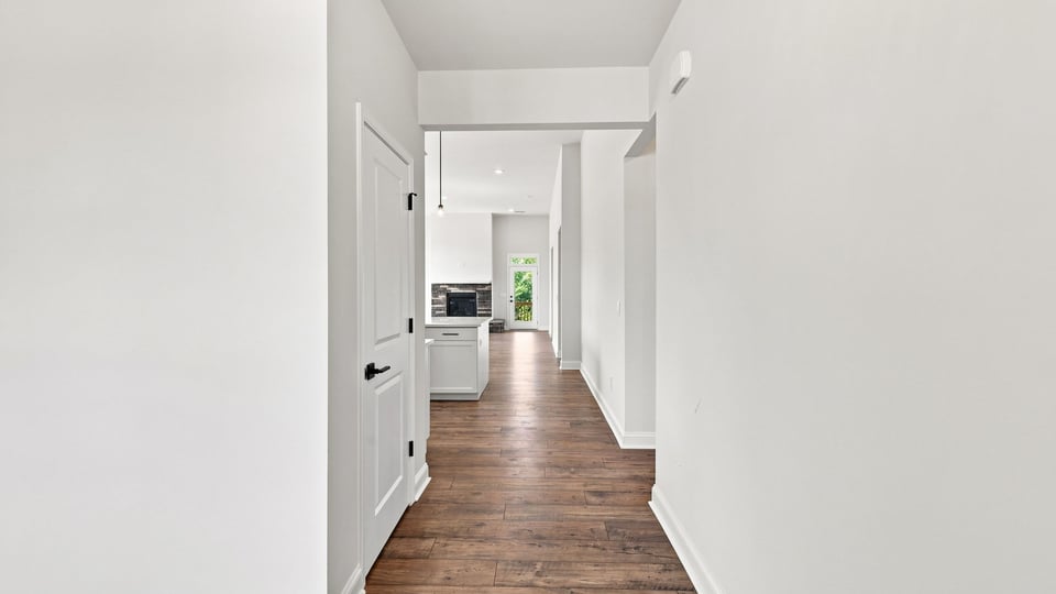 Hallway into home.