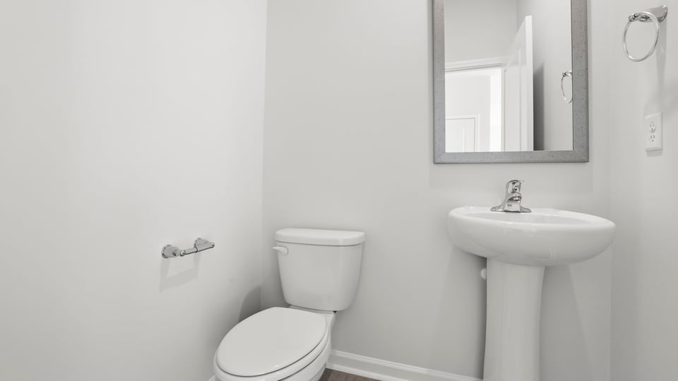 Half bathroom.