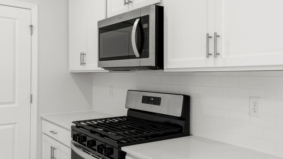 Kitchen with island.