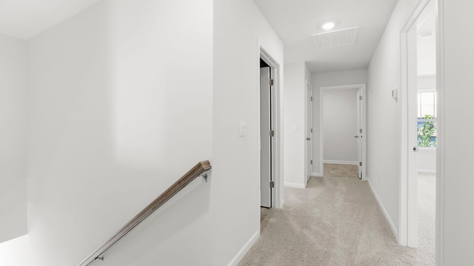 Hallway to rooms.