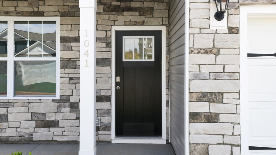 Front entrance of home.