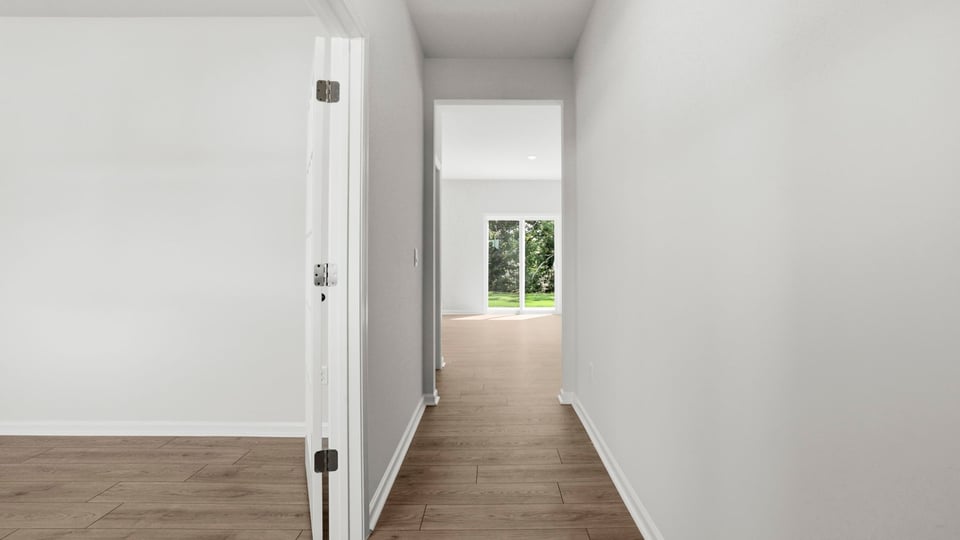 Foyer to kitchen.