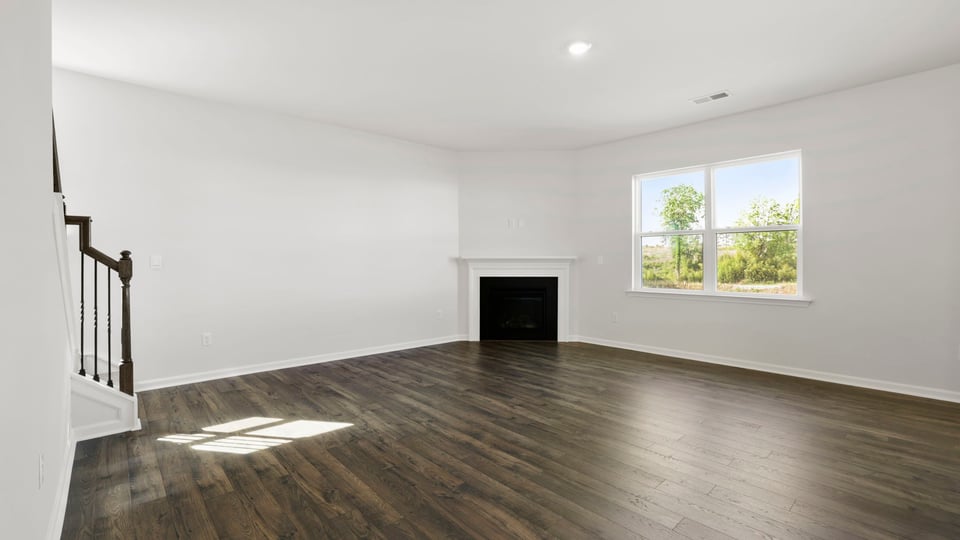 Large living room of home.