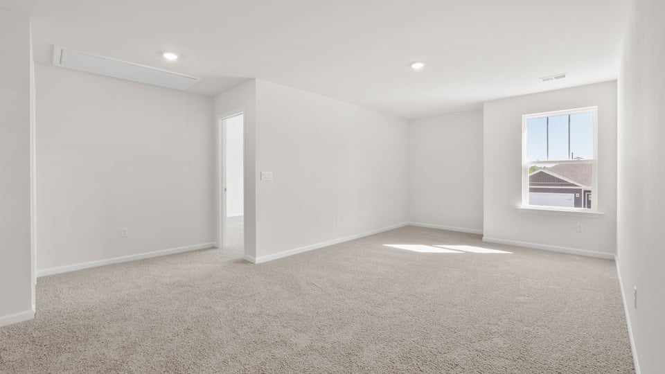 Loft space of home.