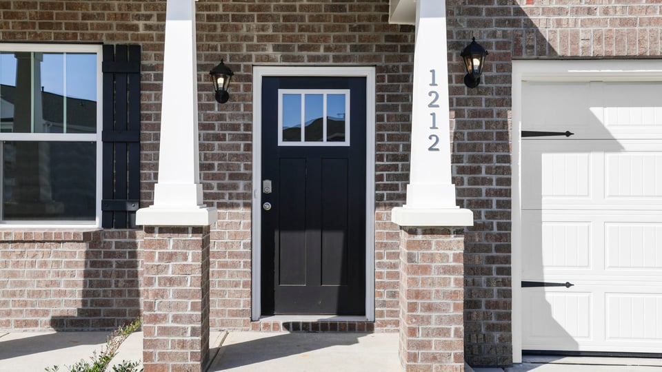 Front entrance of home.