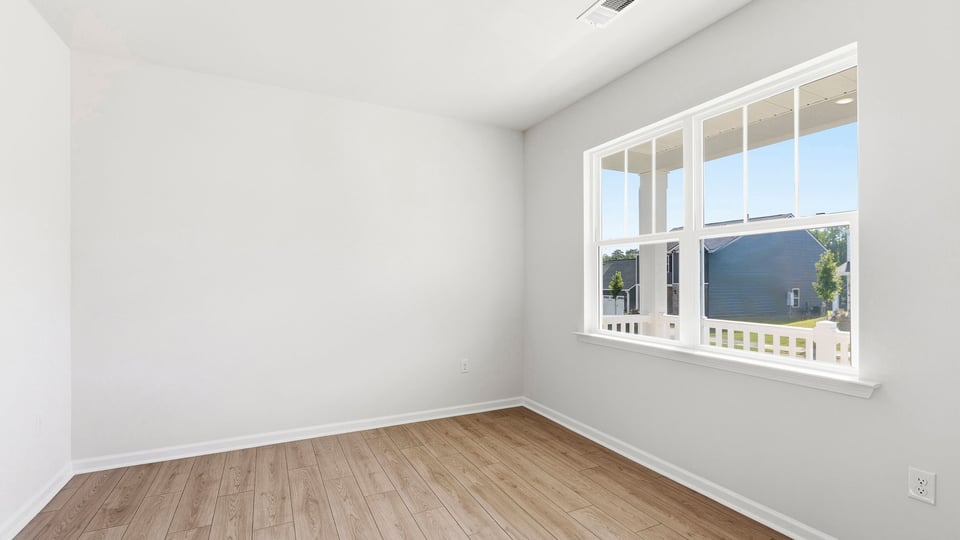 Flex room with windows.