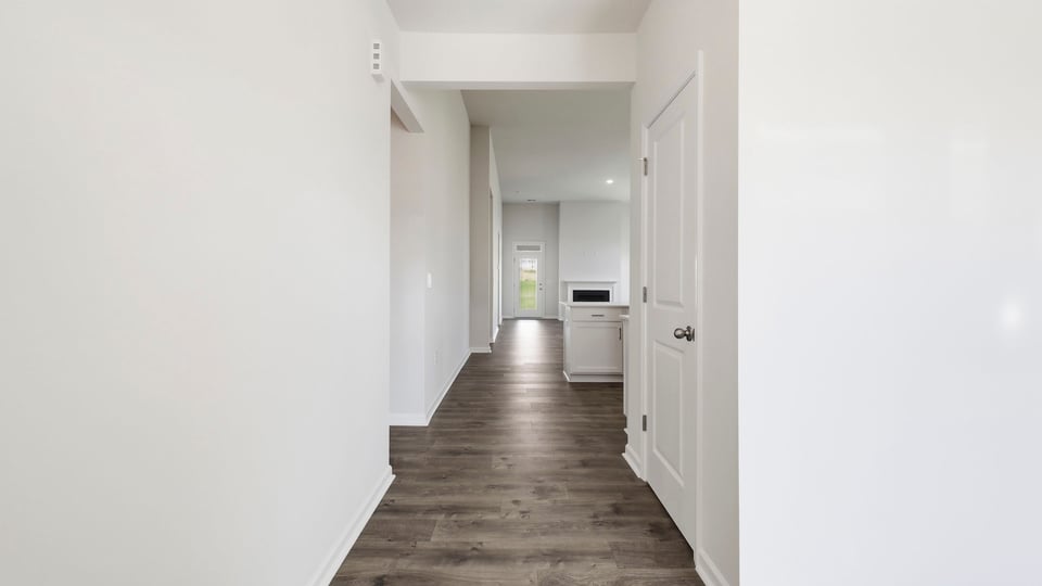 Hallway into home,