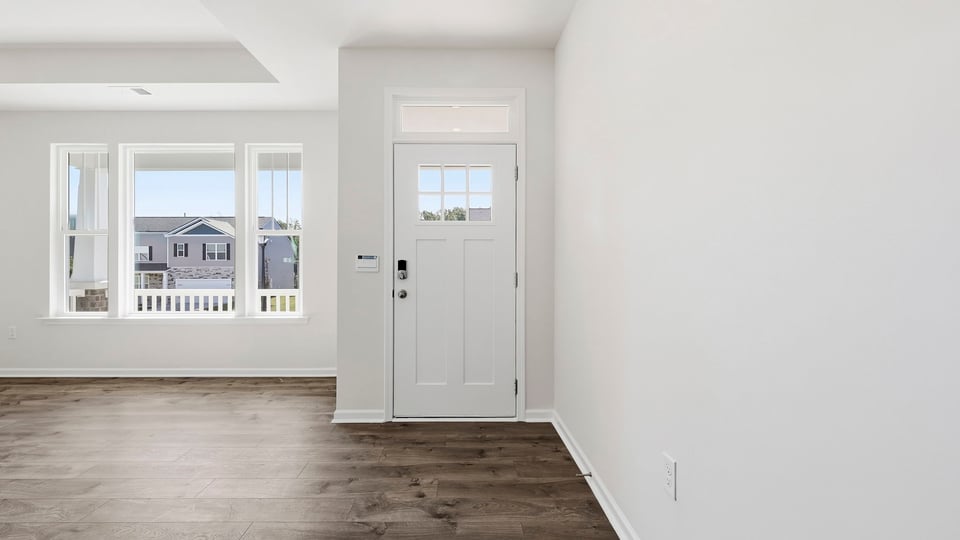 View of front door.