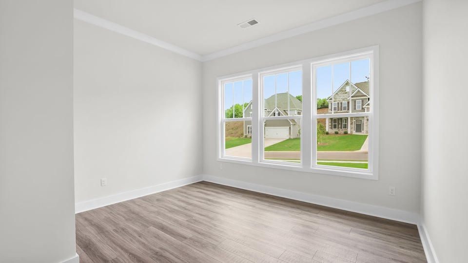 Flex room with window.