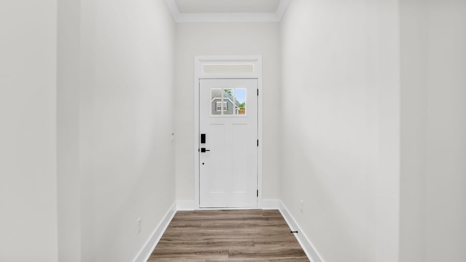 View of front door.