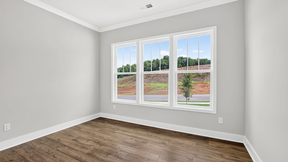 Flex room with window.