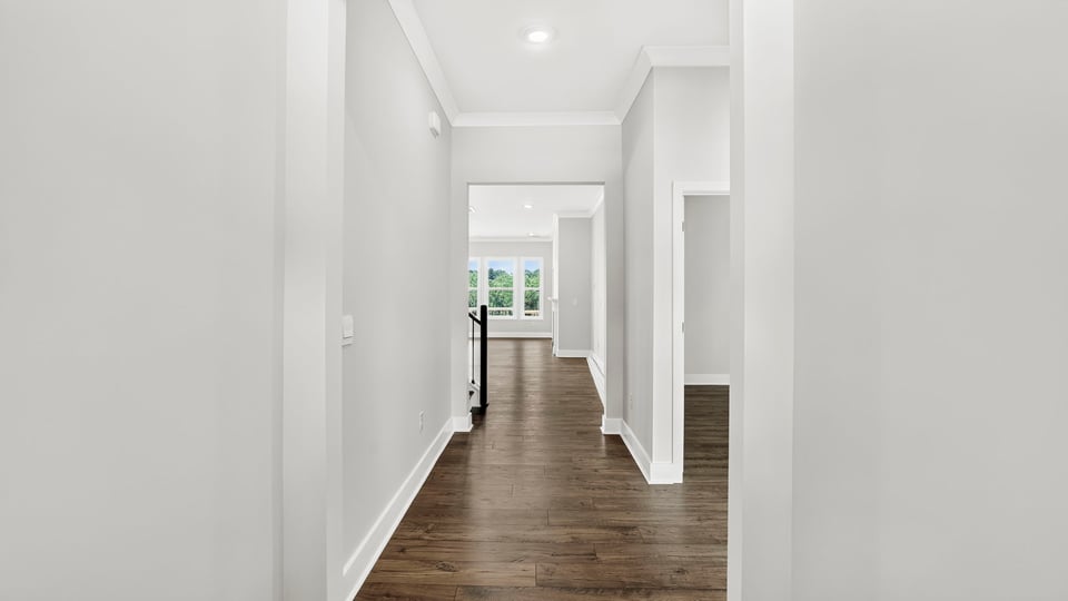 Hallway into home.