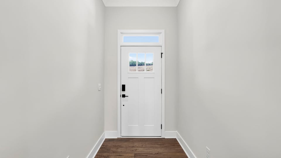 View of front door.