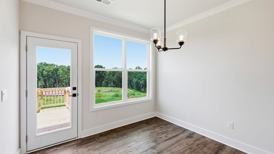 Dining area in the kitchen.