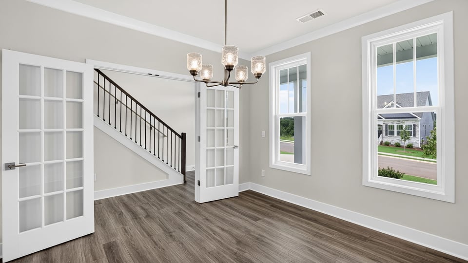 Flex room with window.