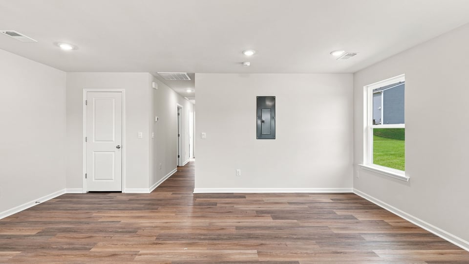 Living room with windows.