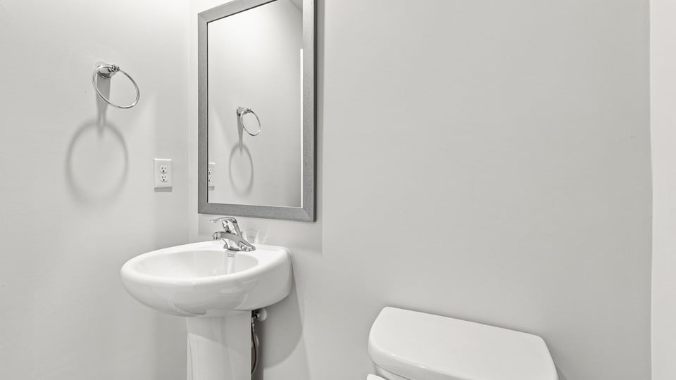 Half bathroom.