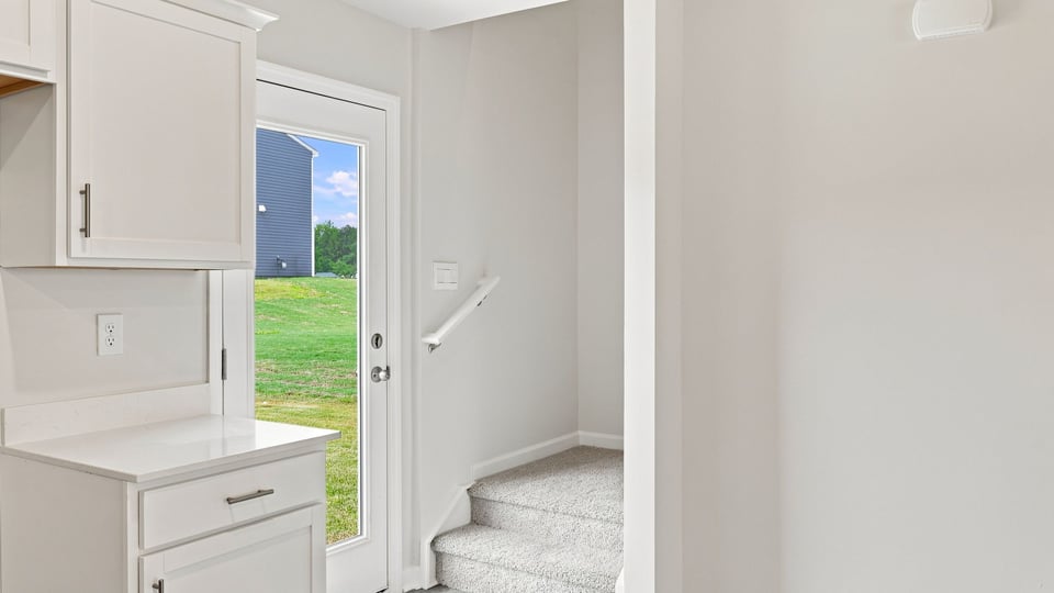 View of stairs to bedrooms.