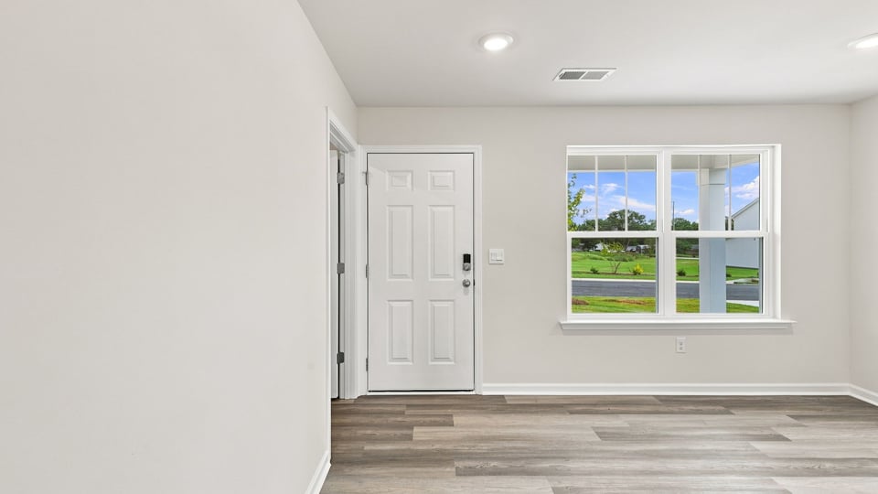Living room with windows.