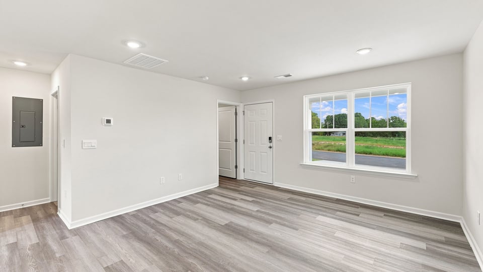 Living room with windows.