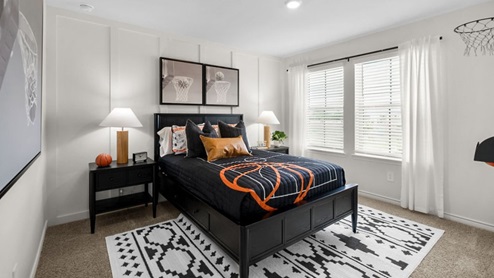 Interior bedroom with window