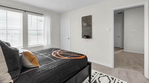 Interior bedroom with window