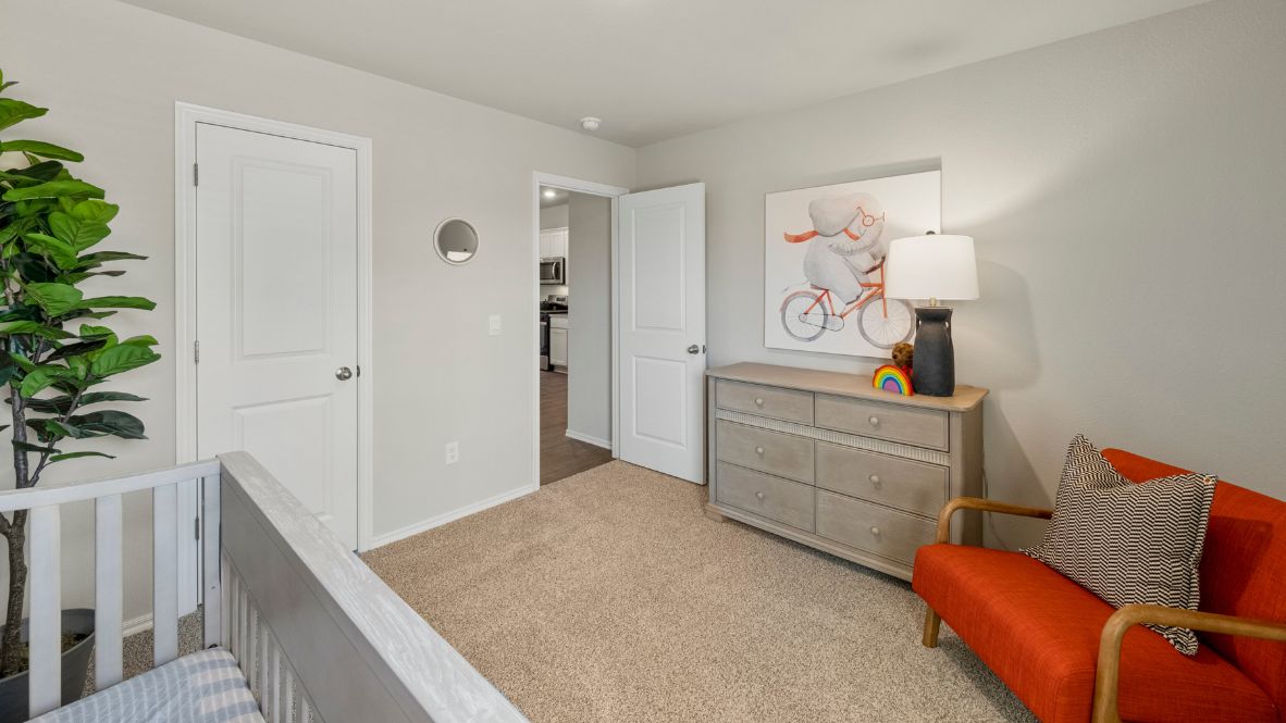 Welcome to the Kingston floor plan, the ultimate haven for large families and gracious hosts in The Brook Chase Community, nestled in the charming locale of Broken Arrow, Oklahoma. As a buyer favorite, the Kingston offers a single-story layout with 4 bedrooms, 3 baths, plus a flex room that can be tailored to your needs, boasting a spacious 2031 square feet of living space.  From the outside, admire the traditional brick or brick and rock exterior, exuding beautiful curb appeal that sets the stage for a warm welcome. Step inside to discover an open concept layout, featuring painted white shaker-style cabinets, granite countertops, and stainless steel appliances, including a gas range, creating a culinary haven that overlooks the dining area and spacious living room.  Gather with loved ones in the large central family room, adorned with an extra-large kitchen island that can easily seat up to 5 people, making it ideal for hosting gatherings or holiday celebrations.  Retreat to the comfort of the bedrooms, with plush carpeting enhancing coziness, while the main living areas and halls showcase durable luxury vinyl wood flooring, marrying style with practicality.  Indulge in the luxury of the primary suite, complete with a dual vanity, huge walk-in closet, separate water closet, and a large walk-in shower, offering a serene sanctuary for relaxation. Plus, enjoy the convenience of smart home features included in every Kingston floor plan.  Experience the epitome of gracious living in the Kingston floor plan at The Brook Chase Community. Schedule a tour today and make your dream home a reality in Broken Arrow, Oklahoma.