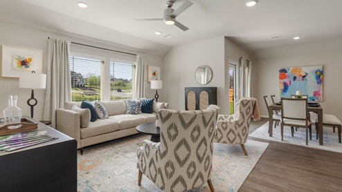 Hey, Neighbor! If websites had welcome mats, this one would say: You've Arrived! D.R. Horton homes lives at the intersection of style and affordability, and our distinctive neighborhoods mark the spot! Come get a feel for what they're like, what's available and most importantly, what's possible. Now selling in Bixby, Conrad Village, D.R. Horton's newest community! Residents love Bixby for it's small-town suburb feel with numerous shops and dining nearby. Intermediate, Middle and High School are all less than a 10-minute drive away. Looking for a new home in Bixby? Reach out to our sales representatives now to schedule a tour and find your new home. *USDA available only to communities specified. USDA Program contains borrower income and asset limitations. Property eligibility requirements apply. Additional closing costs may apply. Please contact your mortgage loan originator for complete eligibility requirements. A good faith earnest deposit is required at contract. USDA = United States Department of Agriculture.