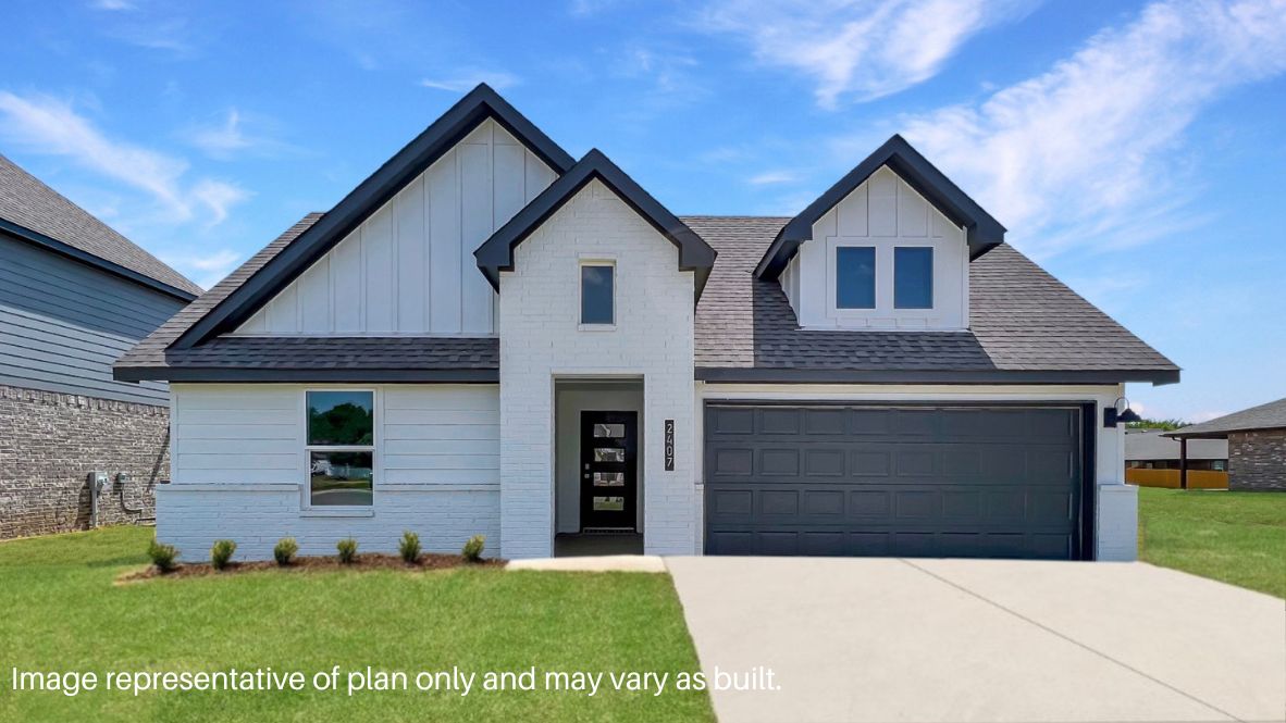 Floor Plan in Conrad Village Bixby, OK D.R. Horton