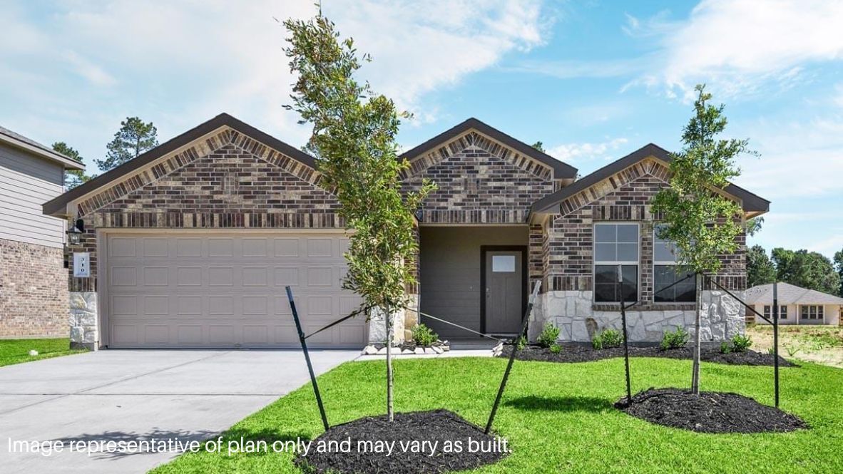 Floor Plan in The Villas at Chouteau Hills CHOUTEAU, OK D.R. Horton