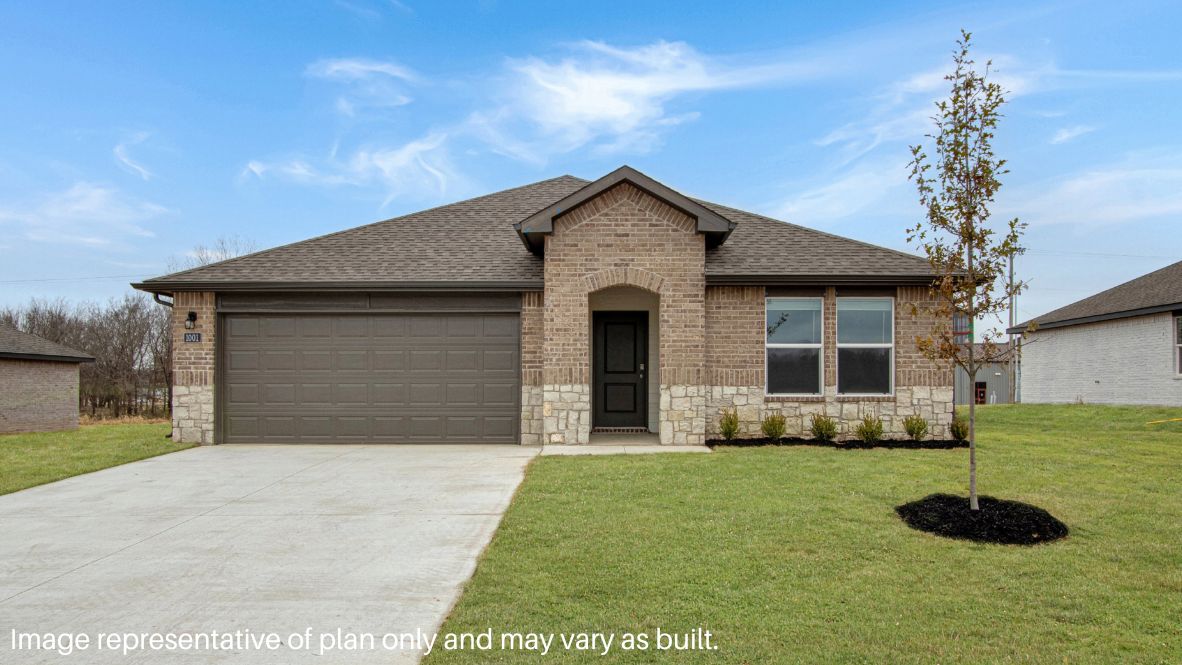 Floor Plan in The Villas at Chouteau Hills Chouteau, OK D.R. Horton