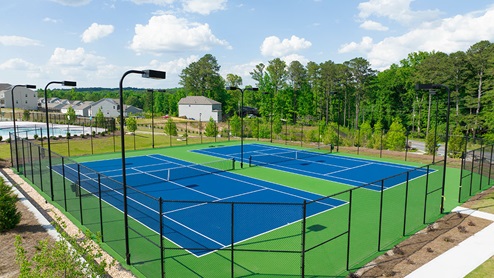 Oakhurst Glen Community Tennis Courts in Atlanta, Georgia