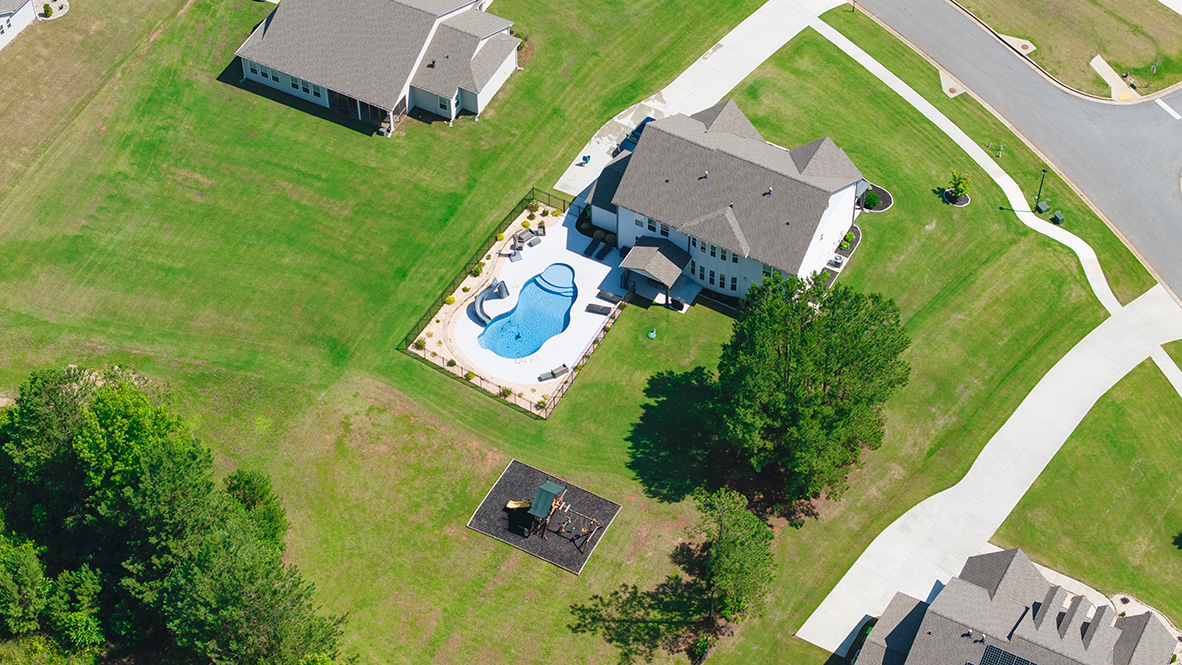 Aerial view of genesee community in newnan georgia