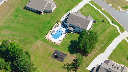 Aerial view of genesee community in newnan georgia