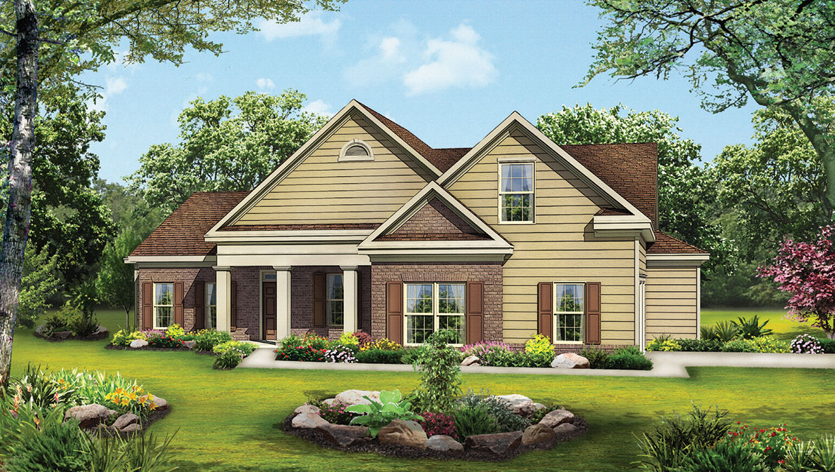 The Americana Elevation D at Genesee in Newnan, Georgia