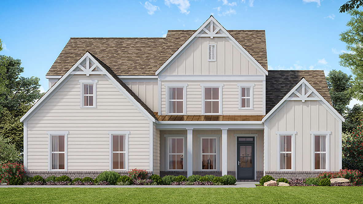 The Ashley BF Exterior Rendering at Genesee in Newnan, Georgia