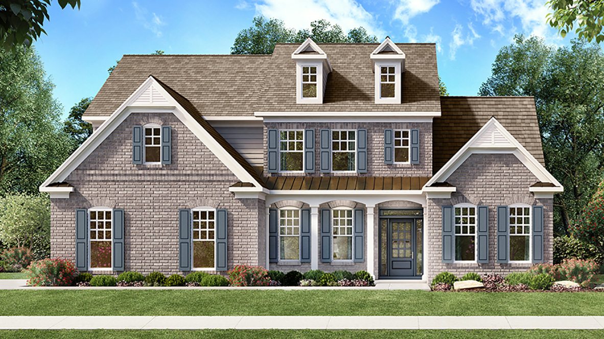 Ashley D Exterior Rendering at Genesee in Newnan, Georgia