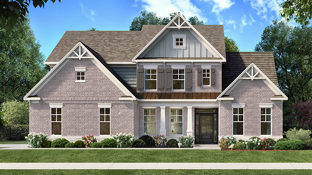 Ashley E Exterior Rendering at Genesee in Newnan, Georgia